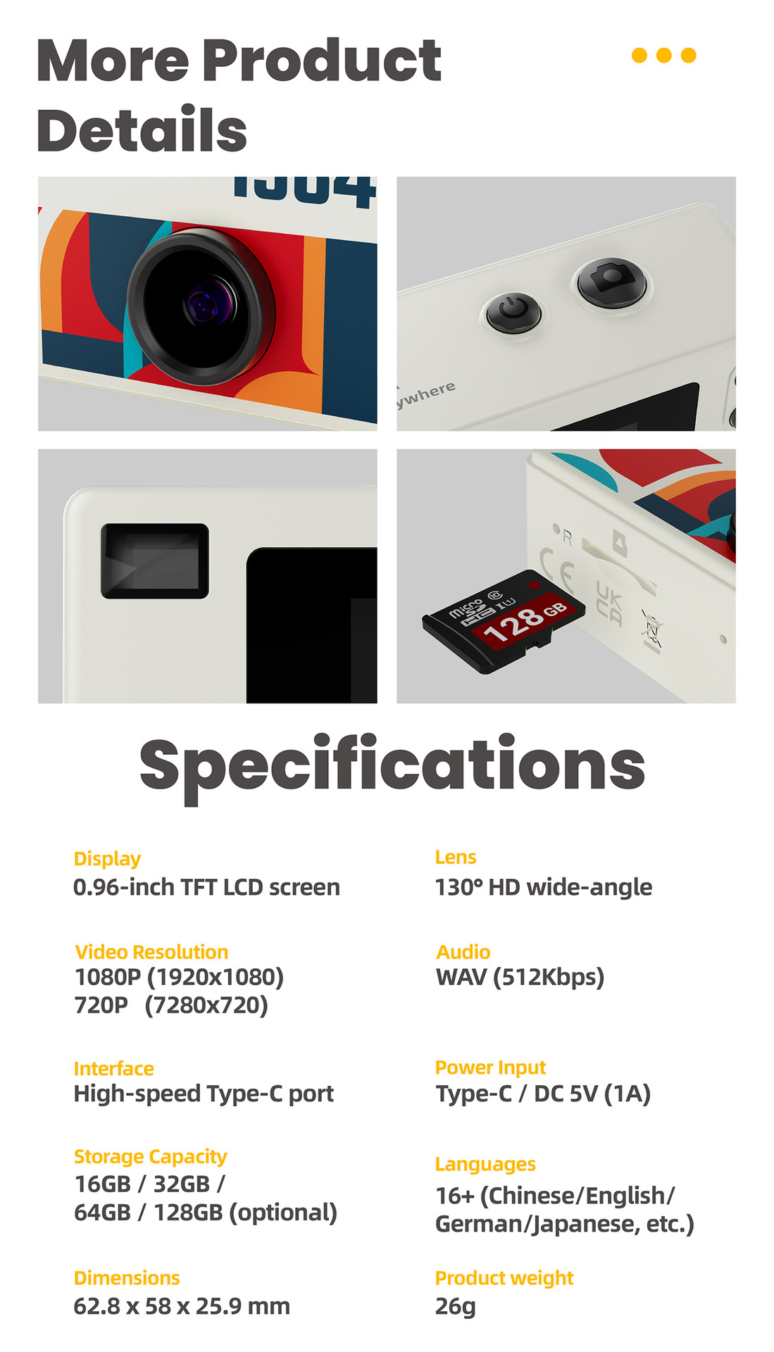 Thumb Mini Camera
